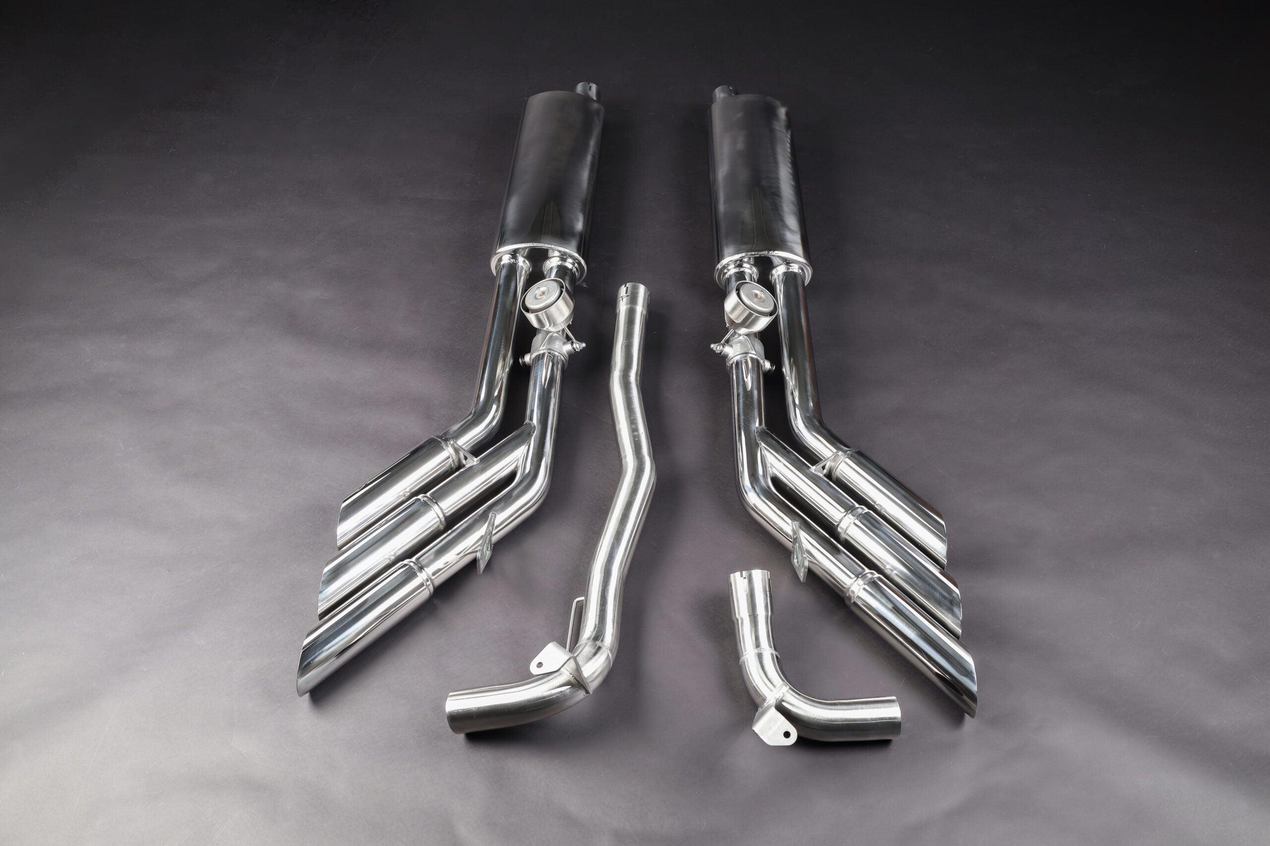 Jeep Wrangler 4xe - Triple Tip Valved Exhaust with 250 Cell Sport Cat Downpipes image 0