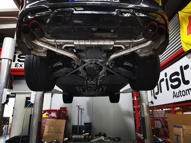 BMW X5/6M (G05/06) - Exhaust System, OPF Delete Mid Pipes, and Carbon Fiber Tips
