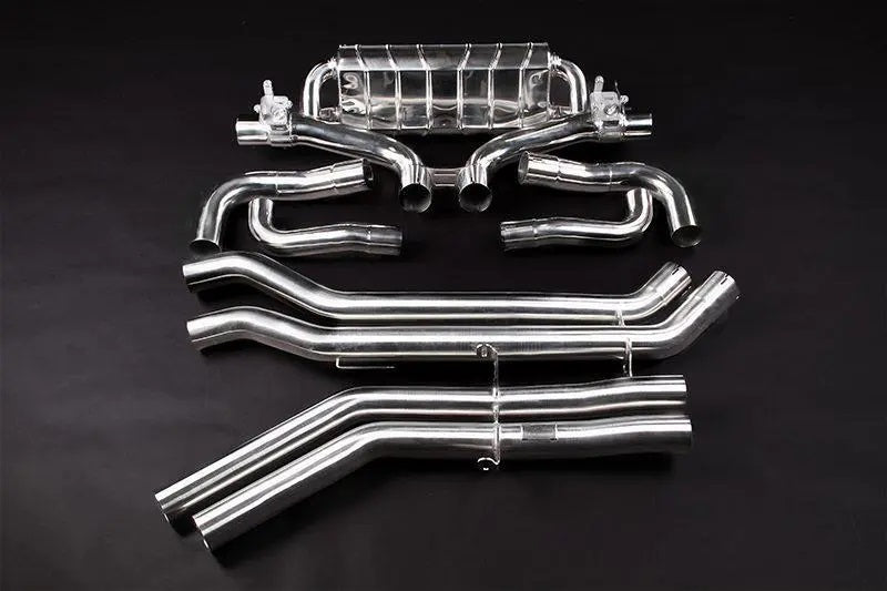 Audi SQ8 - Valved Exhaust with Middle Silencer Spare for OEM Tips (OE Actuators) image 0