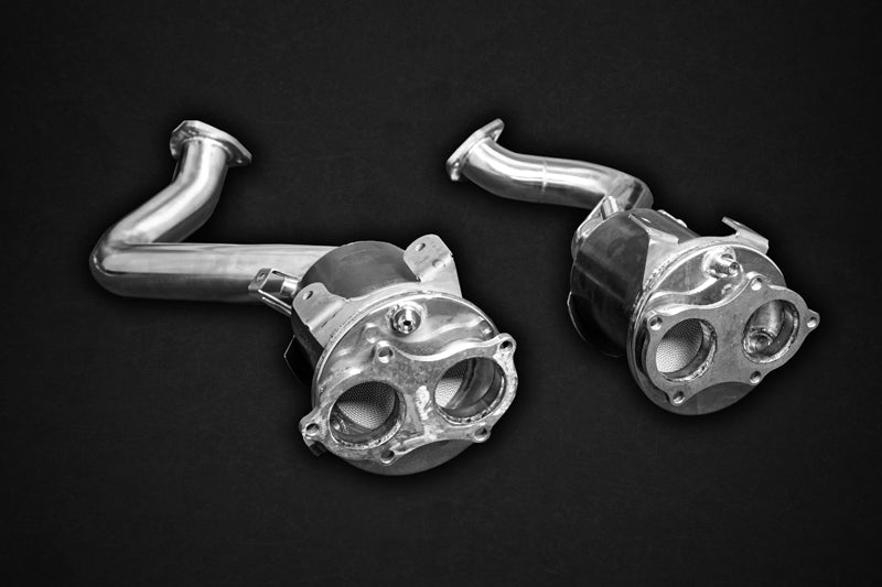 Porsche 718 Spyder/GTS/Cayman GT4 - Set: Header Manifolds and 100 Cell Sport Cats image 5