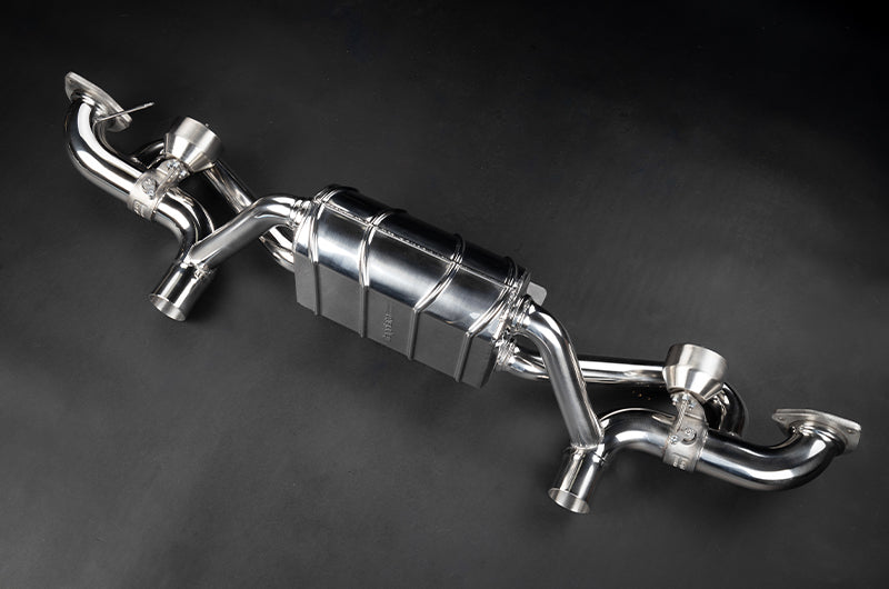 Porsche 718 GT4RS - Valved Muffler (CES3) for OE Tips image 4