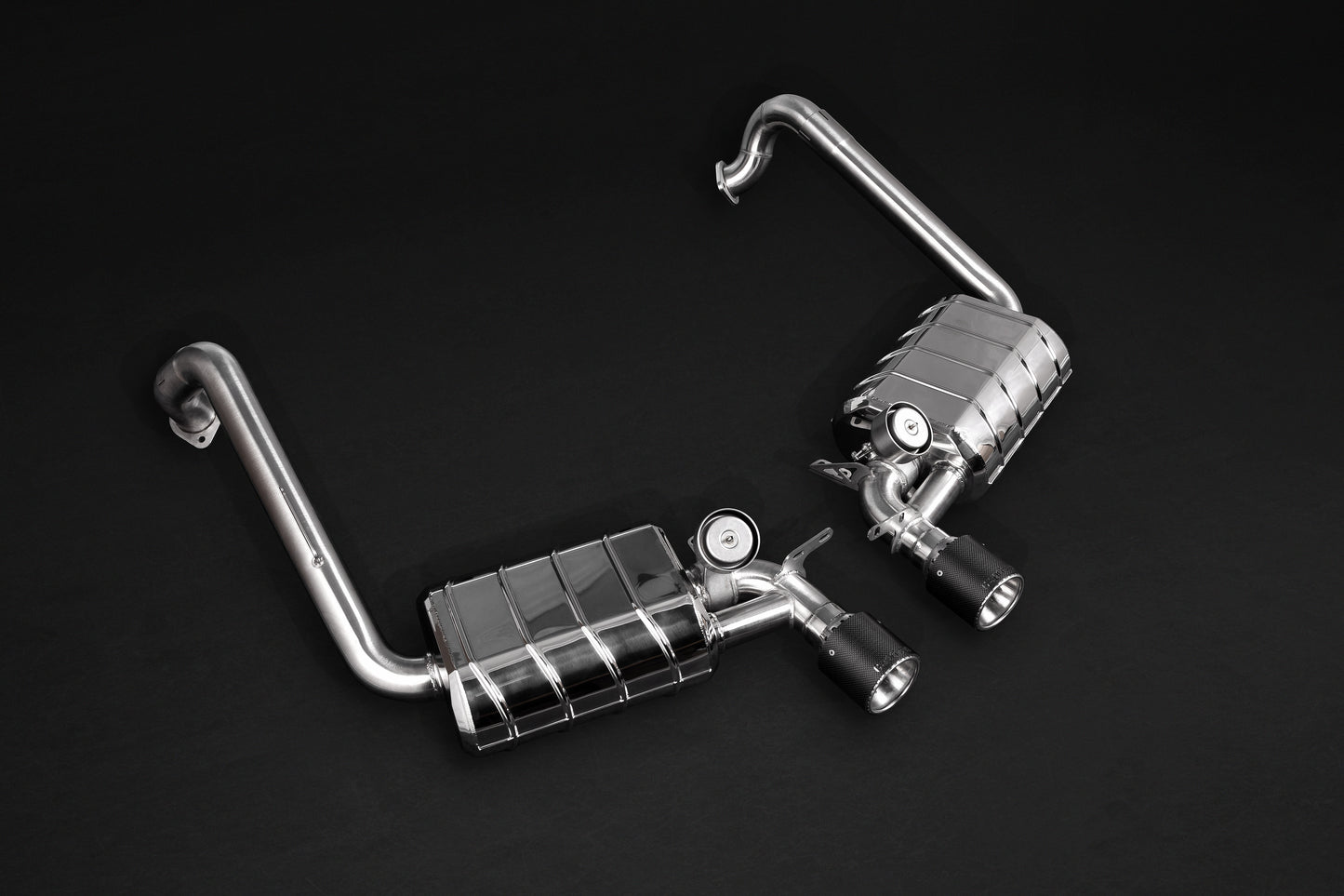 Porsche 981/982 Boxster/Cayman/GT4/718 - Valved Exhaust with Carbon Tips (for PSE) image 0