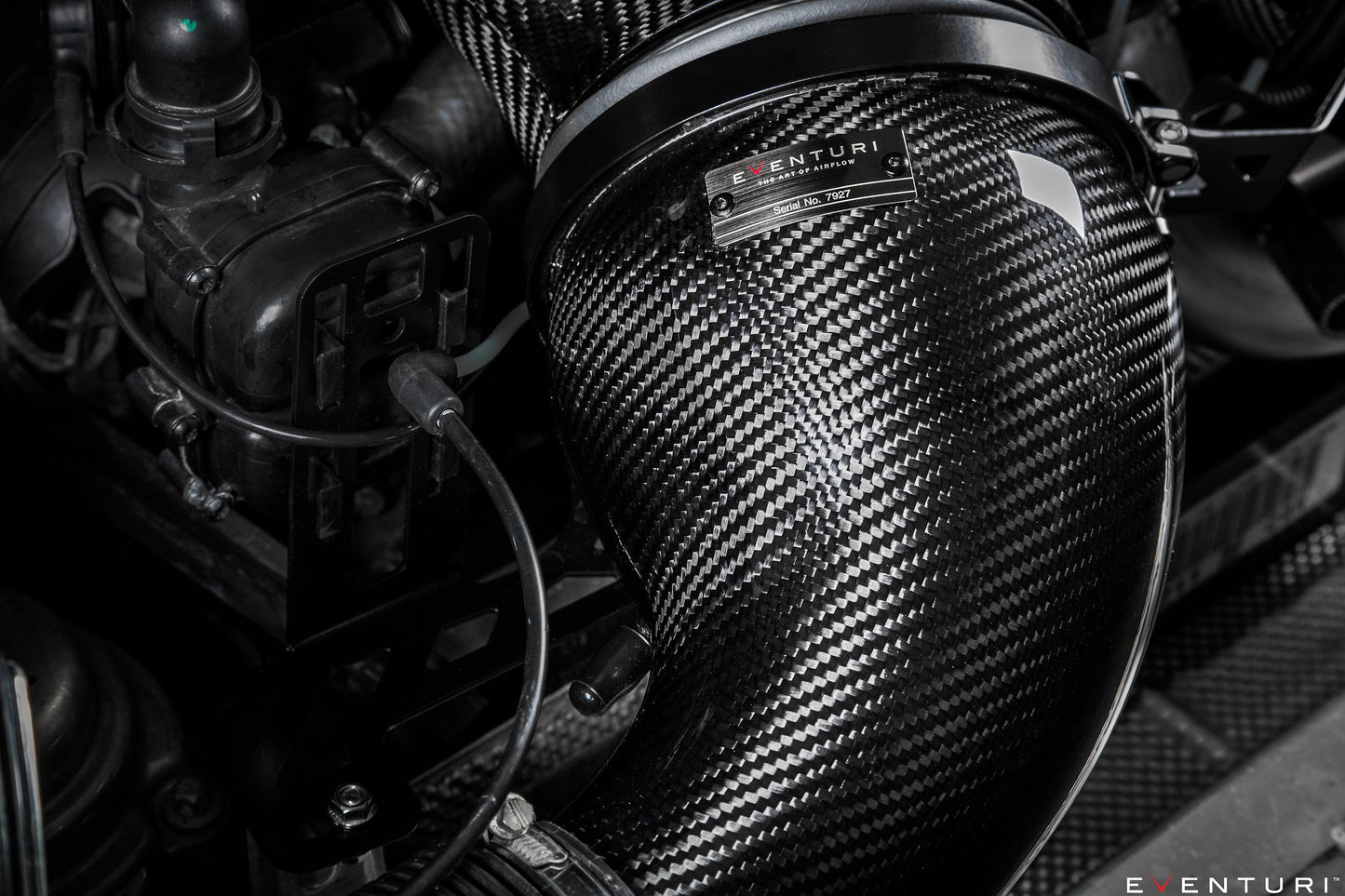 Eventuri Porsche 991.1/2 Turbo/S Black Carbon Intake System