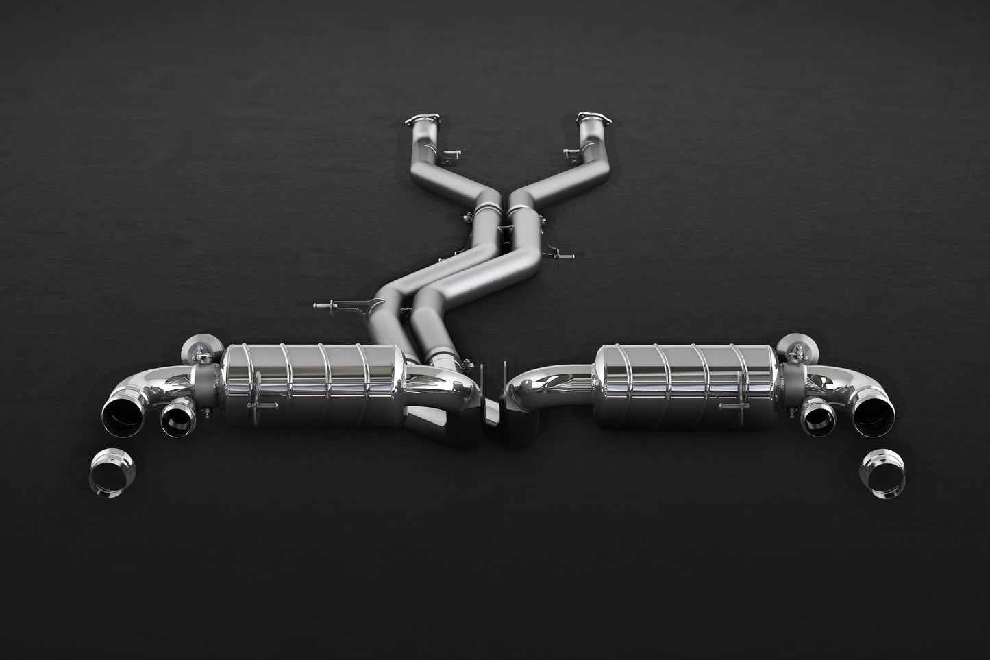 Bentley Bentayga (W12) - Valved Exhaust with Cat and Middle Silencer Spare Pipes (CES3) image 0