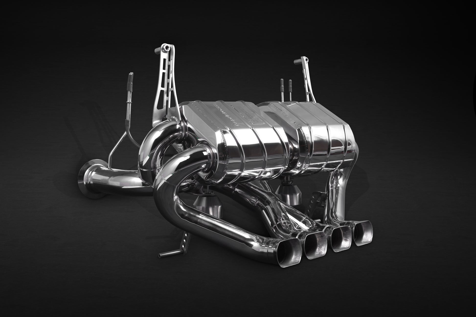 Lamborghini Aventador LP750 SV - Valved Exhaust with Carbon/Stainless Frame image 1