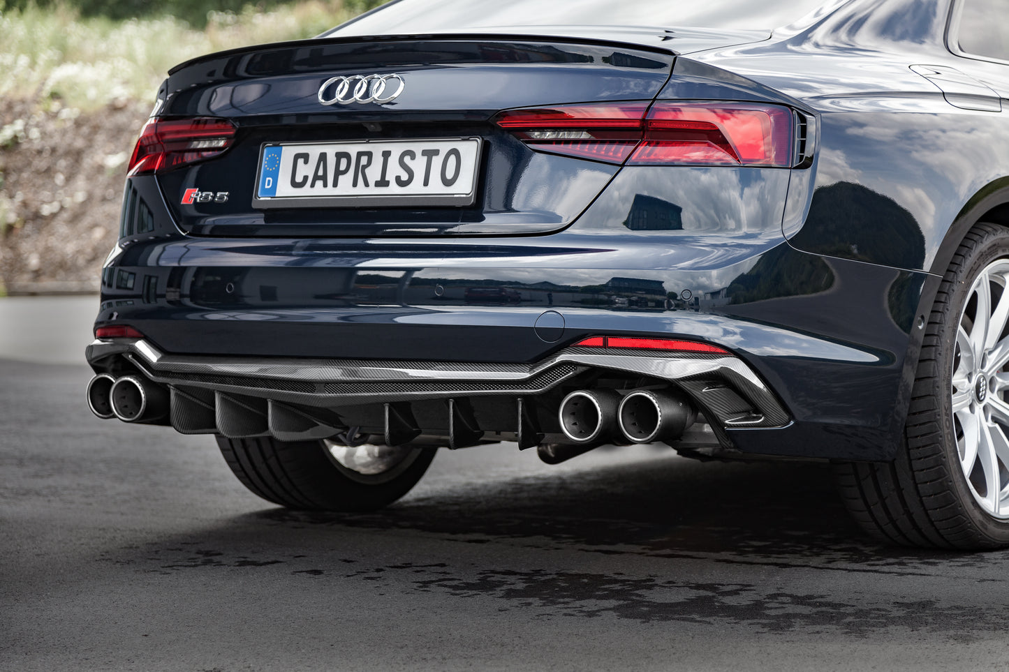 Audi RS5 (F5) - ECE Valved Exhaust with Mid-Pipes and Carbon Tips (CES3) image 5