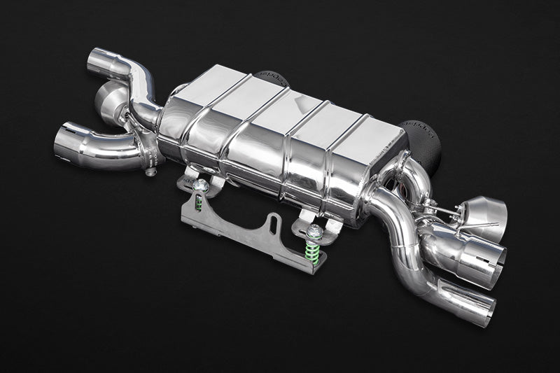 Porsche 991.2 Carrera/GTS - Valved Exhaust, 250 Cell Sports Cats, with Carbon Tips (for PSE) image 3