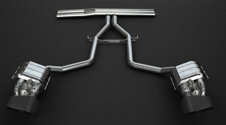 Porsche 970 Panamera Executive (Extended) (V8) S/4S/GTS - Valved Exhaust with Mid-Pipes (CES3) image 6