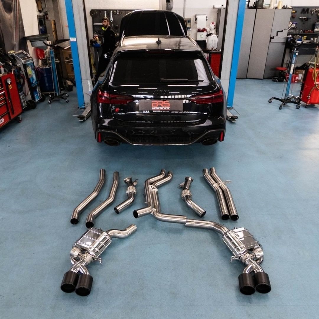 Audi RS6/7 (C8) - Valved Exhaust with Carbon Fiber Tips (CES3) image 9