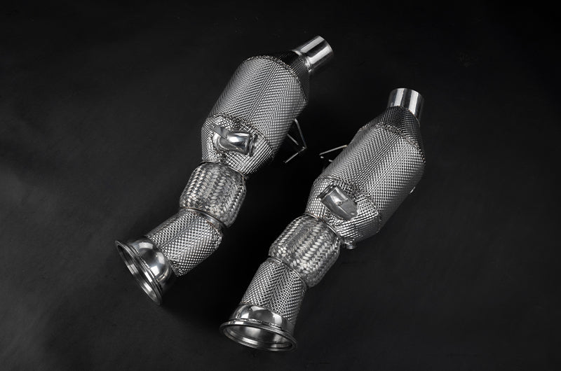 Ferrari 296 - 250 Cell Sport Cat Downpipes image 0
