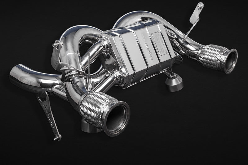 Lamborghini Huracan EVO/STO/Tecnica - Valved X Pipe Exhaust (for OEM tips) with Heat Protection image 1