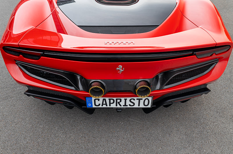 Ferrari 296 - Capristo Twin Tailpipe Carbon Conversion (for OEM or Capristo Exhaust) image 2