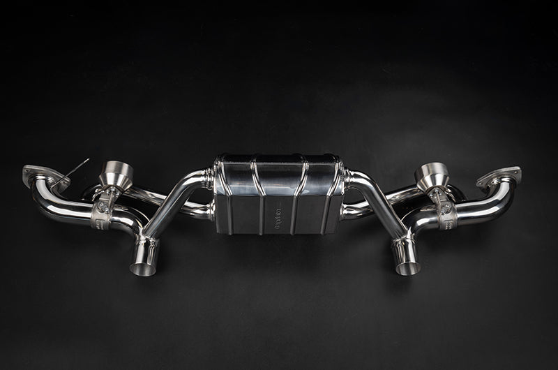Porsche 718 GT4RS - Valved Muffler (CES3) for OE Tips image 3