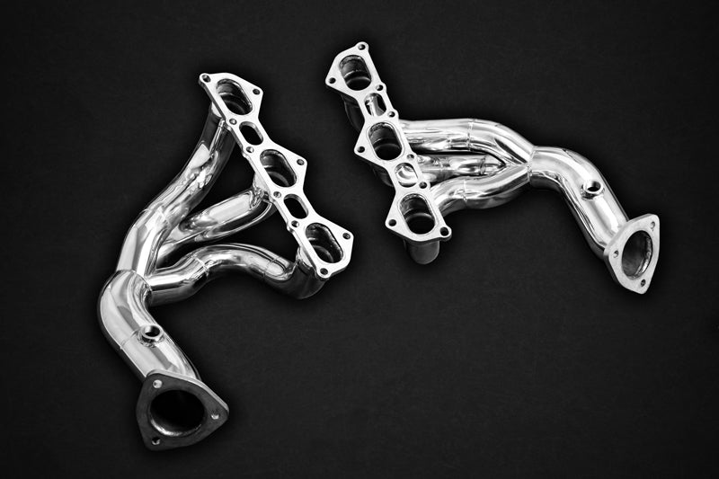 Porsche 718 Spyder/GTS/Cayman GT4 - Set: Header Manifolds and 250 Cell Sport Cats image 2