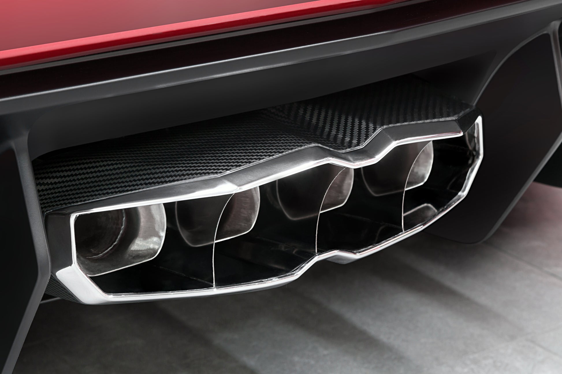 Lamborghini Aventador LP750 SV - Valved Exhaust with Carbon/Stainless Frame image 4