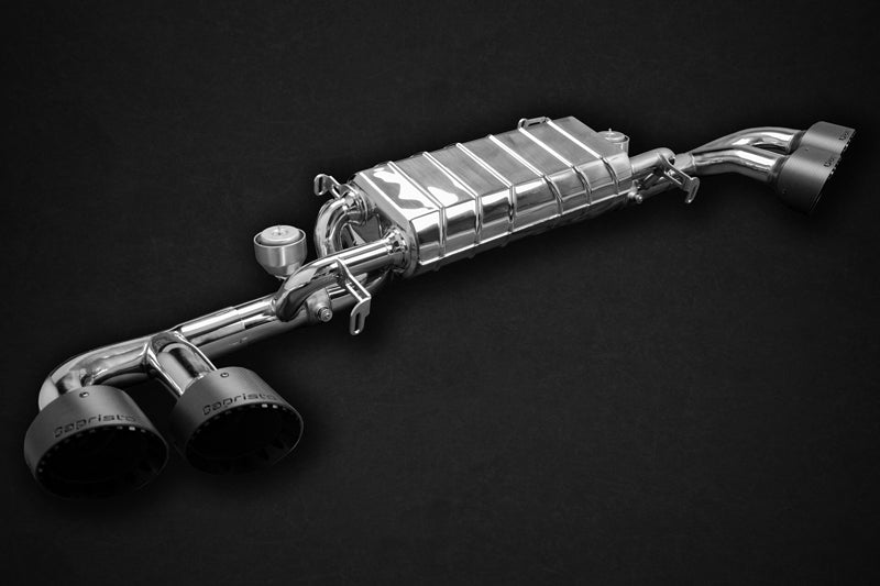 Nissan GTR MK3/4/Nismo - Valved Exhaust with Mid-Pipes (Post Cat Spare) Carbon Tips (CES3) image 6