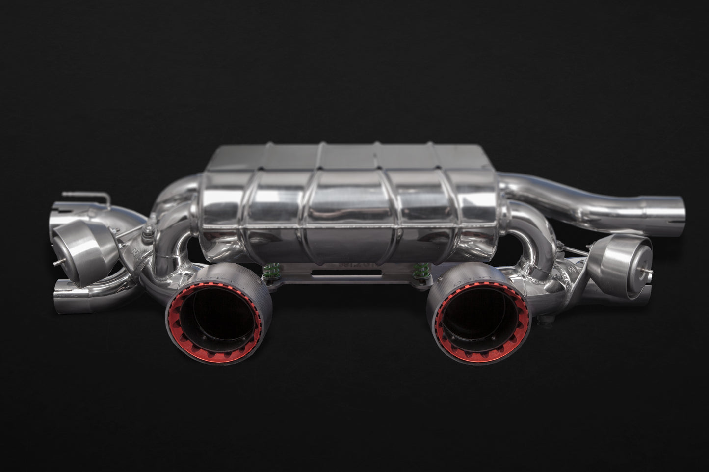 Porsche 991.2 Carrera/GTS - Valved Exhaust w 250Cell Sport Cats - Carbon Tips