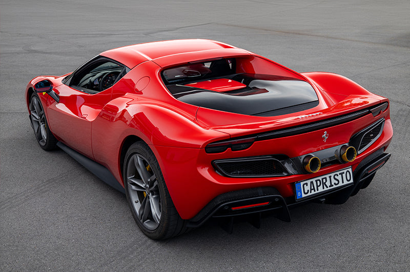 Ferrari 296 - Capristo Twin Tailpipe Carbon Conversion (for OEM or Capristo Exhaust) image 4