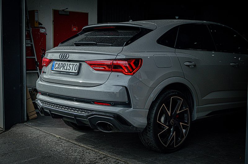Audi RSQ3 - ECE Valved Exhaust with Mid Pipes for OEM Tips (OE Actuators)
