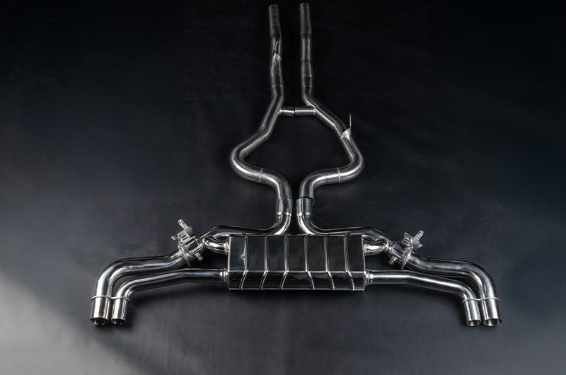 Audi RSQ3 - ECE Valved Exhaust with Mid Pipes for OEM Tips (OE Actuators)