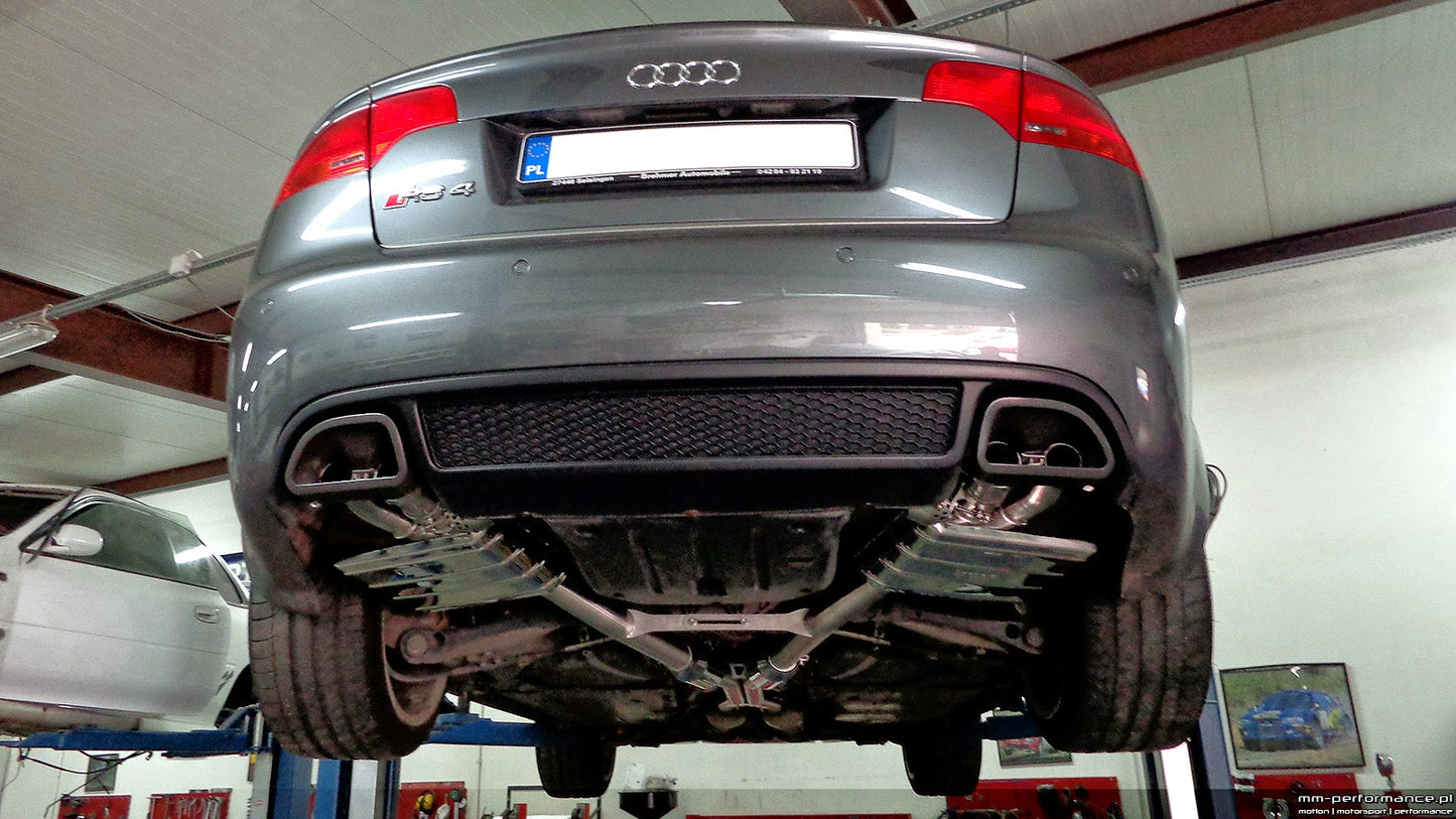 Audi RS4 (B7) - Valved Exhaust with Mid-Pipes