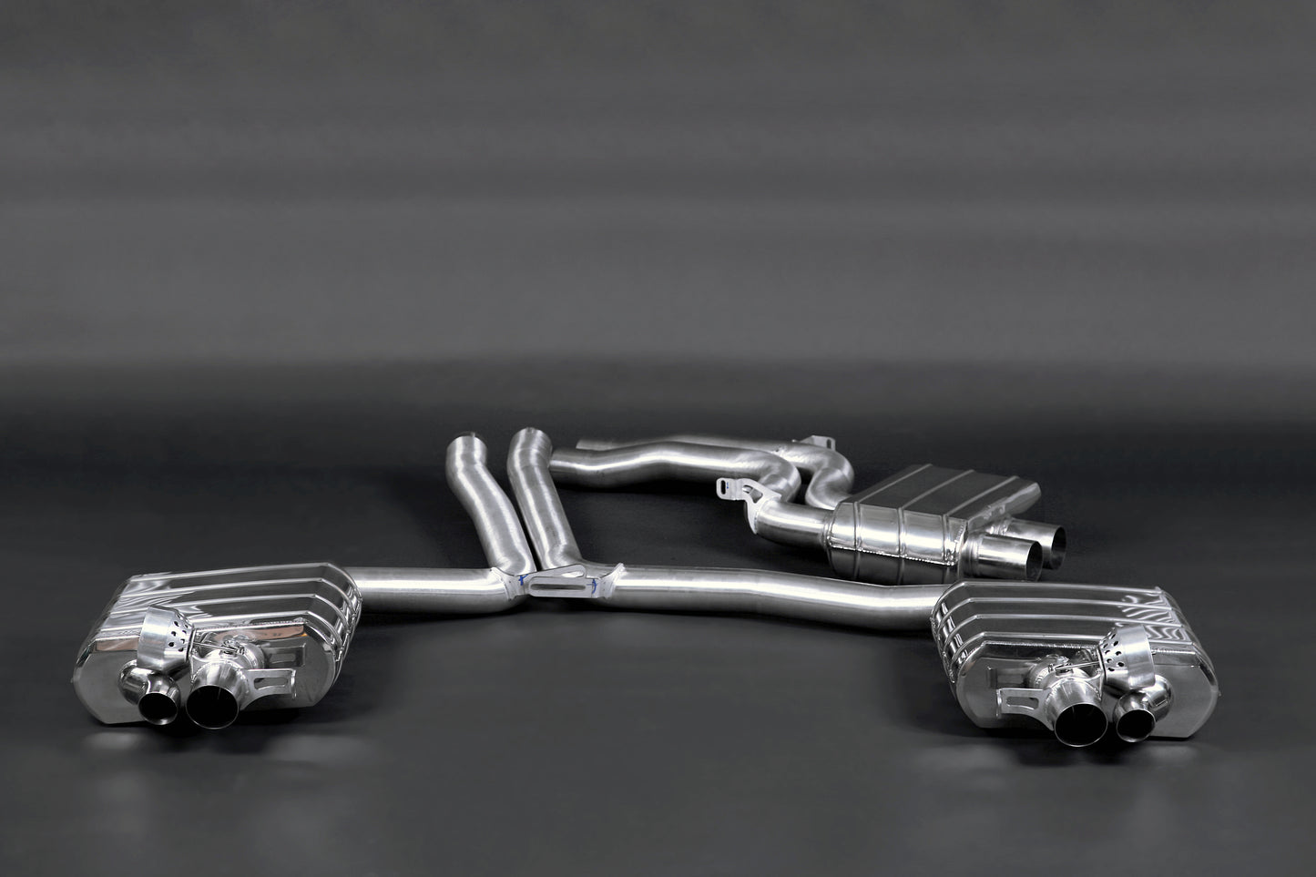 Audi RS4 (B8) - ECE Valved Exhaust with Middle Silencer Pipes