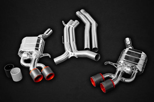 Audi RS5 (F5) Coupe - ECE Valved Exhaust with Mid-Pipes and Carbon Tips (CES3)