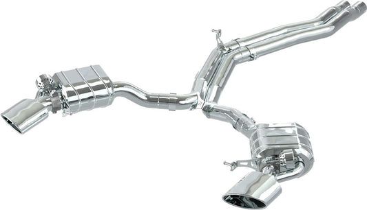 Audi RS5 (F5) Coupe - ECE Valved Exhaust with Mid-Pipes and RS Oval Tips (CES3)