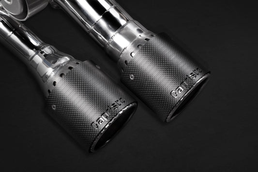 Audi S8 (D4) - Valved Exhaust, Mid Pipes, and Carbon Tips (CES3)