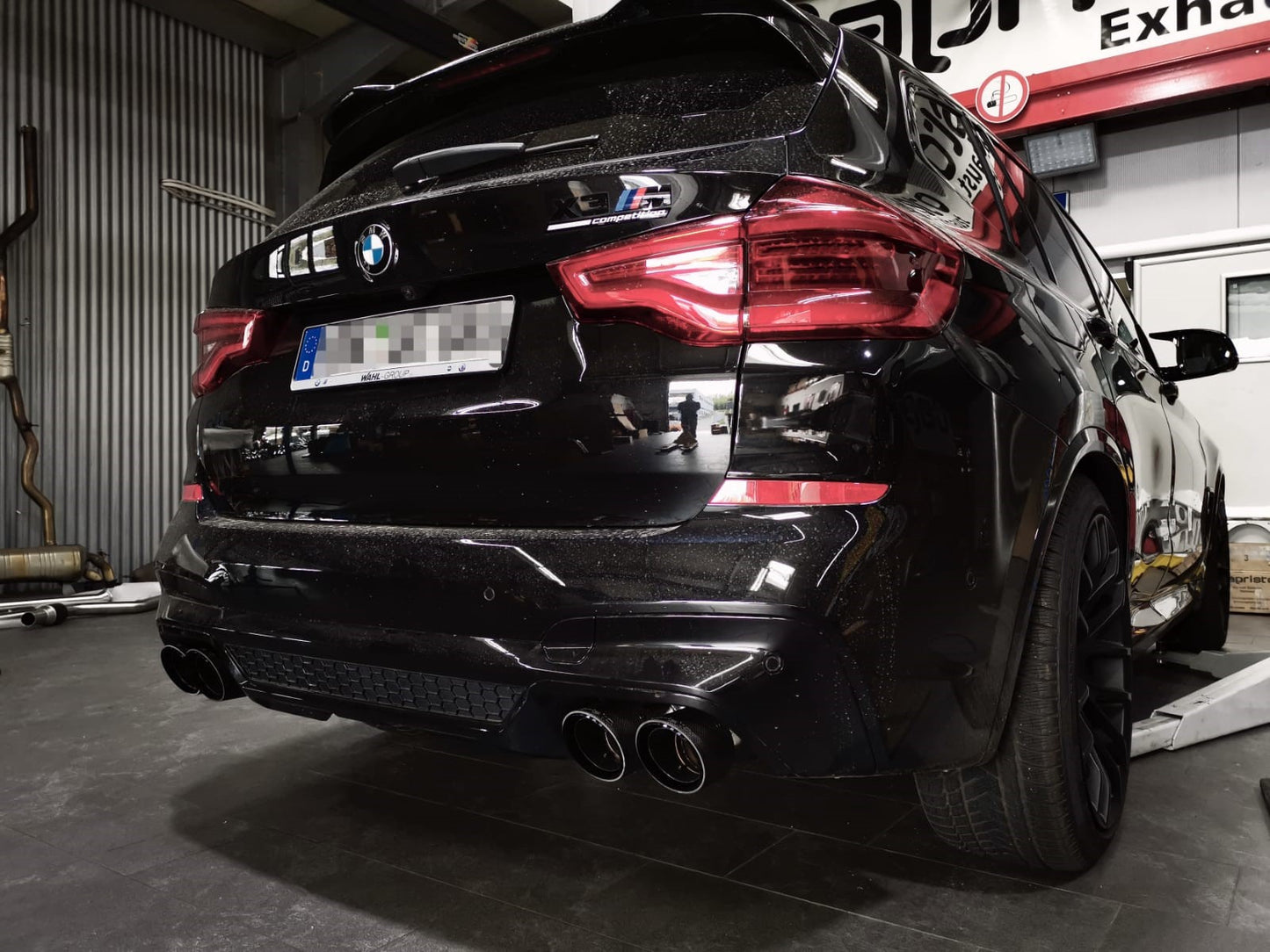 BMW X3M Competition (G01/F97) - Exhaust System, 200 Cell Sport Cat Mid Pipes, and Carbon Fiber Tips