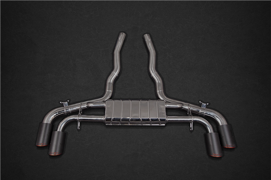 BMW X5/6M (G05/06) - Exhaust System, OPF Delete Mid Pipes, and Carbon Fiber Tips