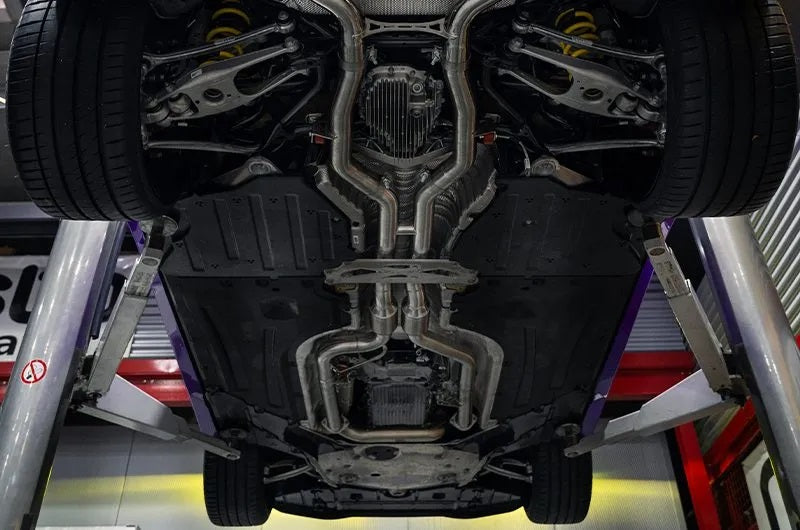 BMW M2 (G87) - Valved Exhaust with Mid-Silencer Delete, 200 Cell OPF Replacement, Wicrom Tips (OE Actuators)