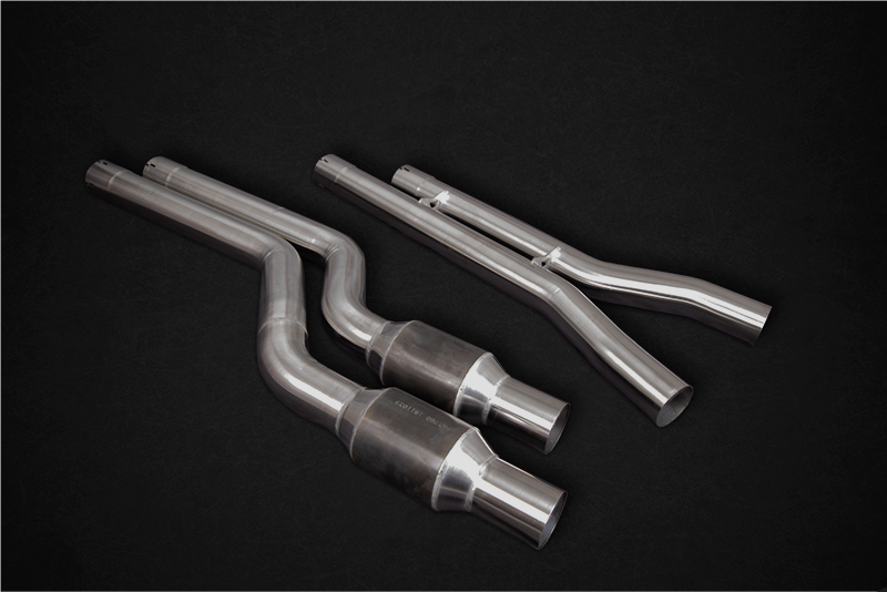 BMW X5/6M Competition (F95/96) S68 Engine - Exhaust System, 200Cell OPF Replacement + Carbon Tips (OE Actuators)