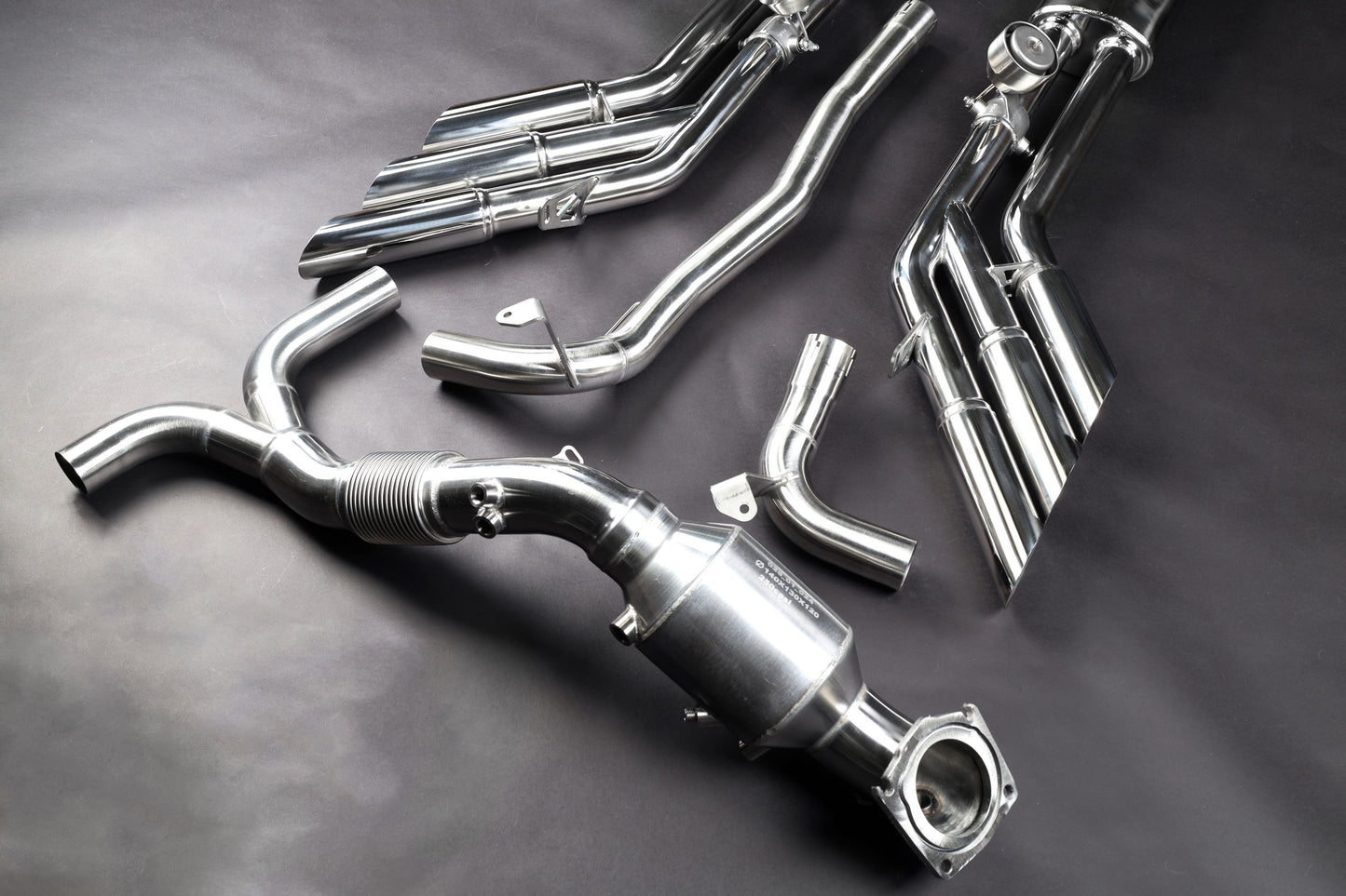 Jeep Wrangler 4xe - Triple Tip Valved Exhaust w 250 Cell Sport Cat Downpipes