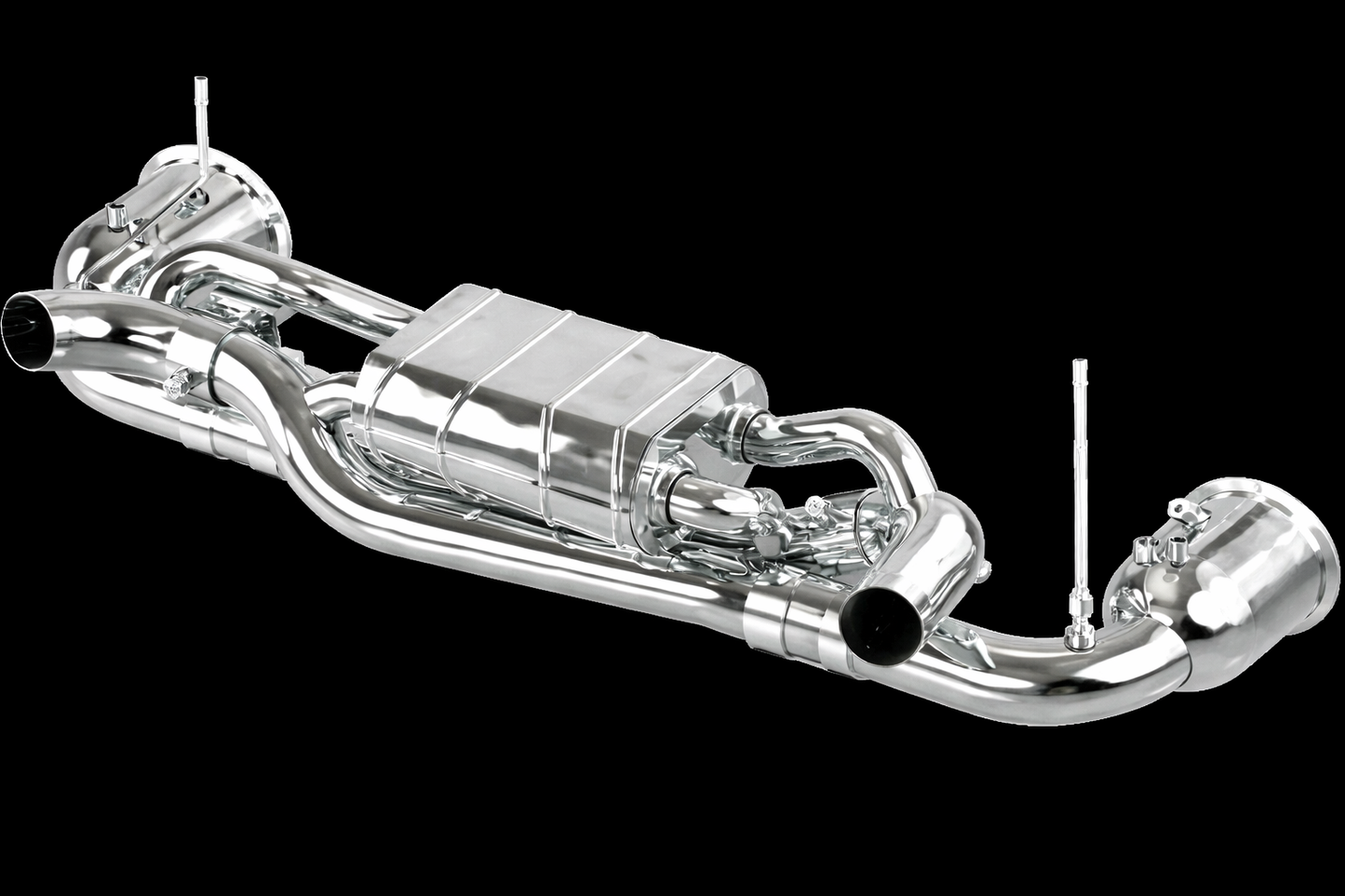 Porsche 992 Carrera/S/Turbo/Turbo S - Valved Exhaust + Cat Spare Pipes (OE Actuators)