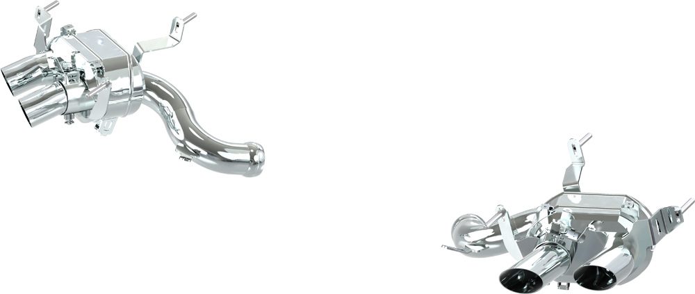 Ferrari Purosangue - Valved Exhaust with Straight Pipe Middle Silencer Replacement (OE Actuators)