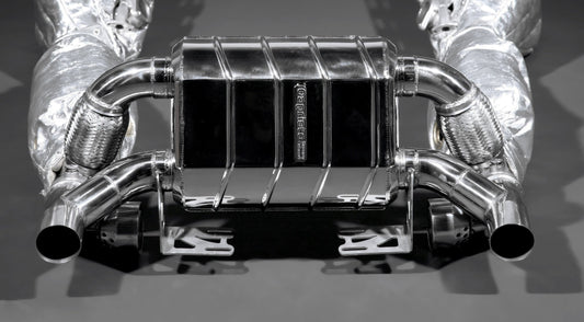 Ferrari F430 Scuderia/16M - Valved Exhaust w 250 Cell Sport Cats (w Heat Blankets)