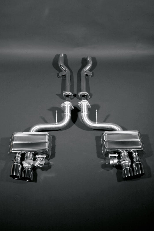 Ferrari 599 GTB Fiorano - Valved Exhaust with Post-Cat Spare Pipes
