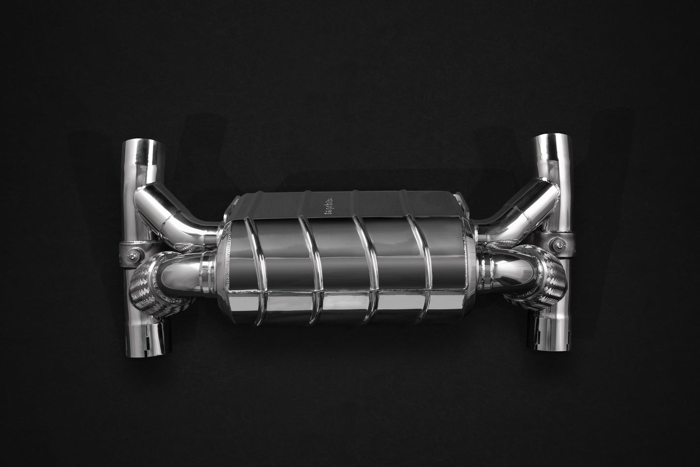 Ferrari F430 Scuderia/16M - Valved Exhaust w 250 Cell Sport Cats (w Heat Blankets)