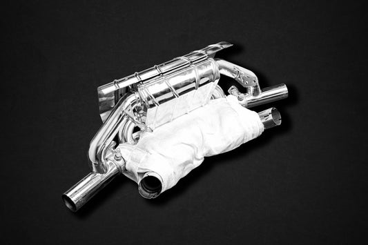 Ferrari F50 - Full Exhaust: Headers, Cat Delete, and X-Pipe Muffler (w Remote)
