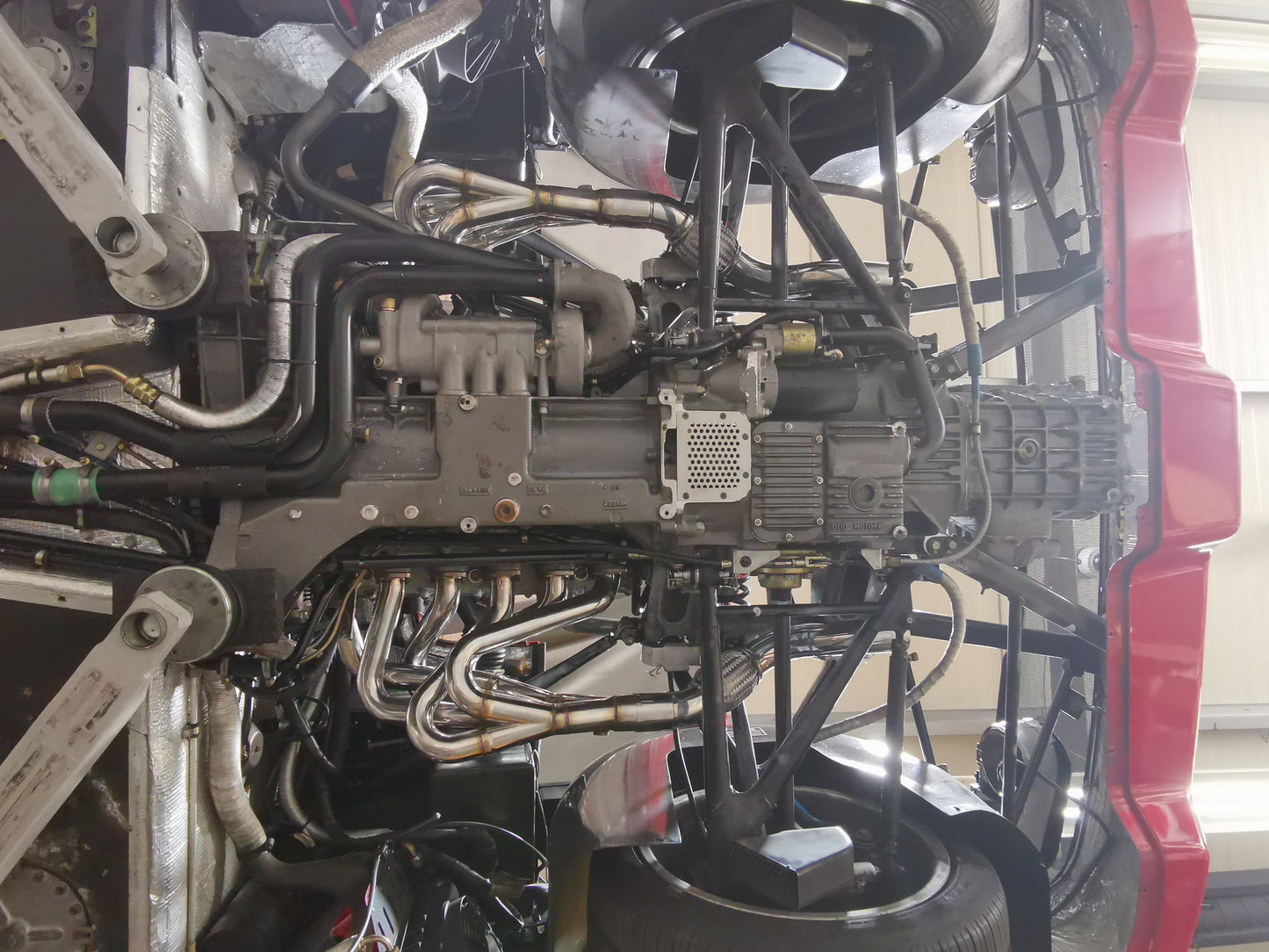 Ferrari F50 - Full Exhaust: Headers, Cat Delete, and X-Pipe Muffler (w Remote)