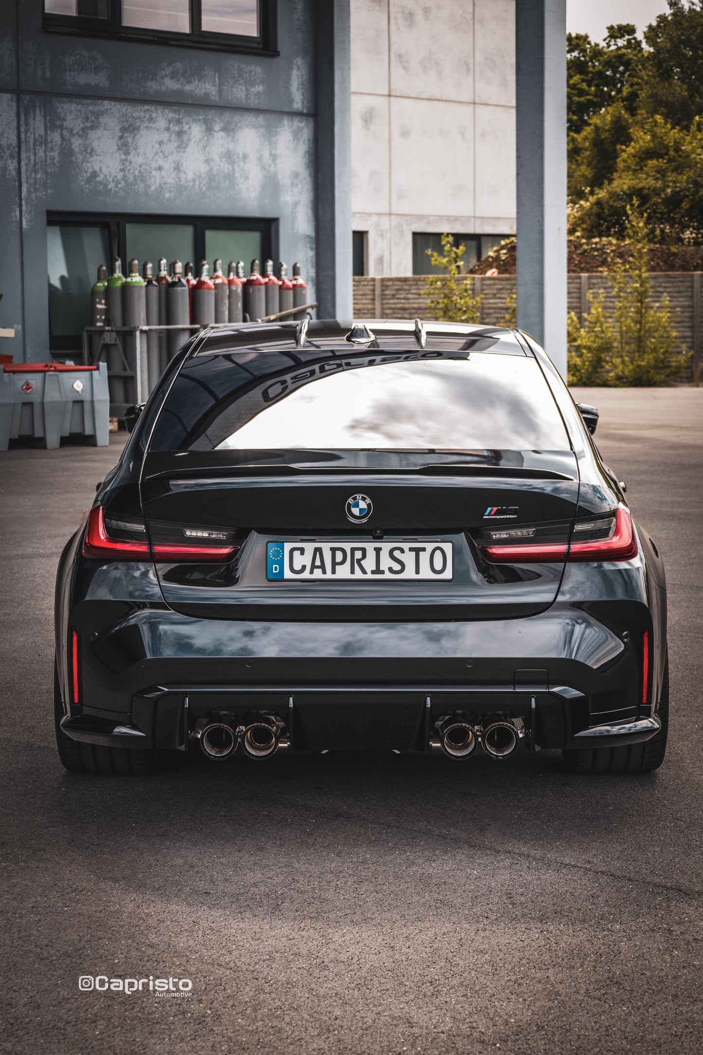 BMW M3/M4 (G8X) - ECE Valved Exhaust, Middle Silencer Spare + Wicrom Tips (OE Actuators)