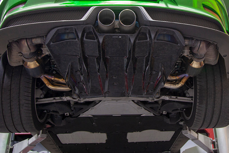 Porsche 991.2 GT3RS - Headers w 250Cell Sport Cats and Carbon Engine Cover