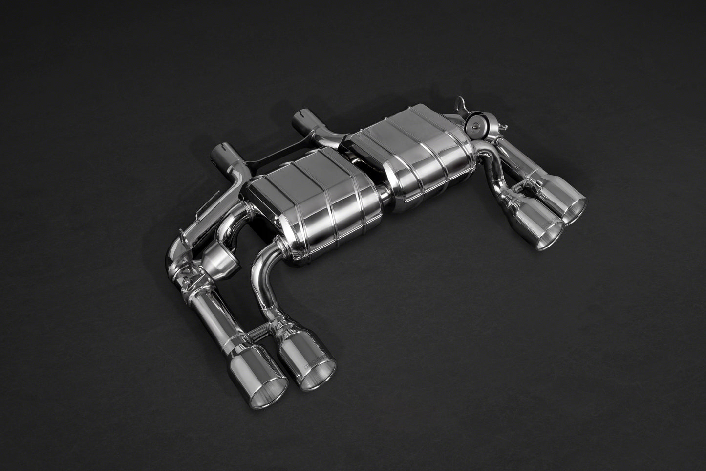 BMW M2 (F87) - ECE Valved Exhaust with Mid-Silencer Spare Pipes and Stainless Tips (CES3)