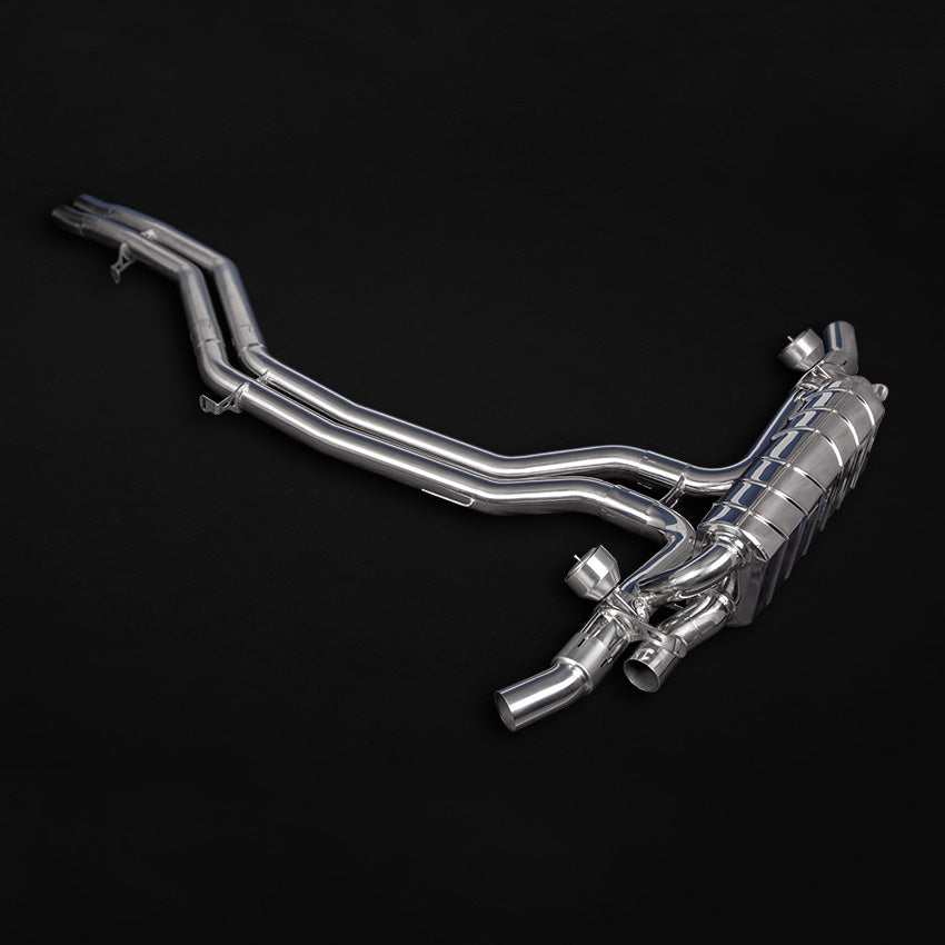 Lamborghini Urus/S - Valved Exhaust with Middle Silencer Spare and Wicrom Tips (OE Actuators)