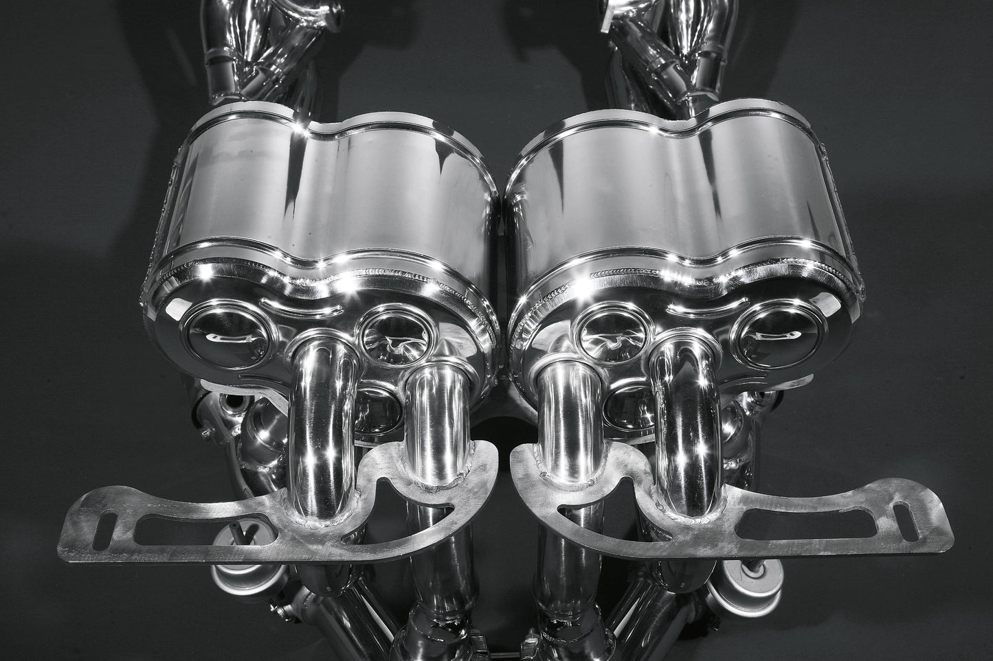 Lamborghini Murcielago LP640 - Racing Valved Exhaust w Headers, Sport Cats, and Ceramic Coated Tip