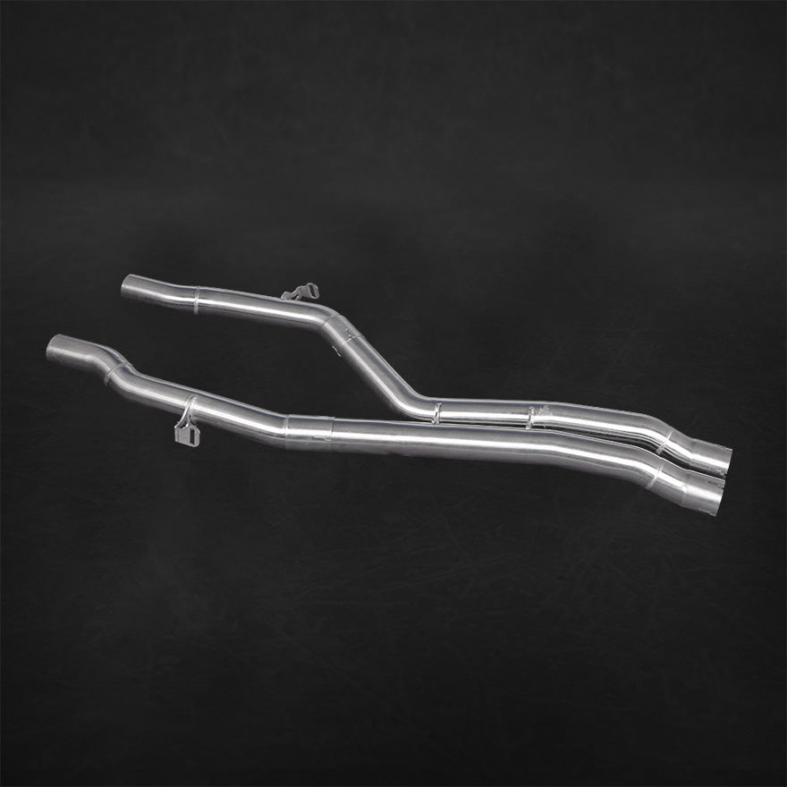 BMW M2 Competition/CS (F87) - Valved Exhaust with Mid-Silencer/OPF Delete, Wicrom Tips (OE Actuators)