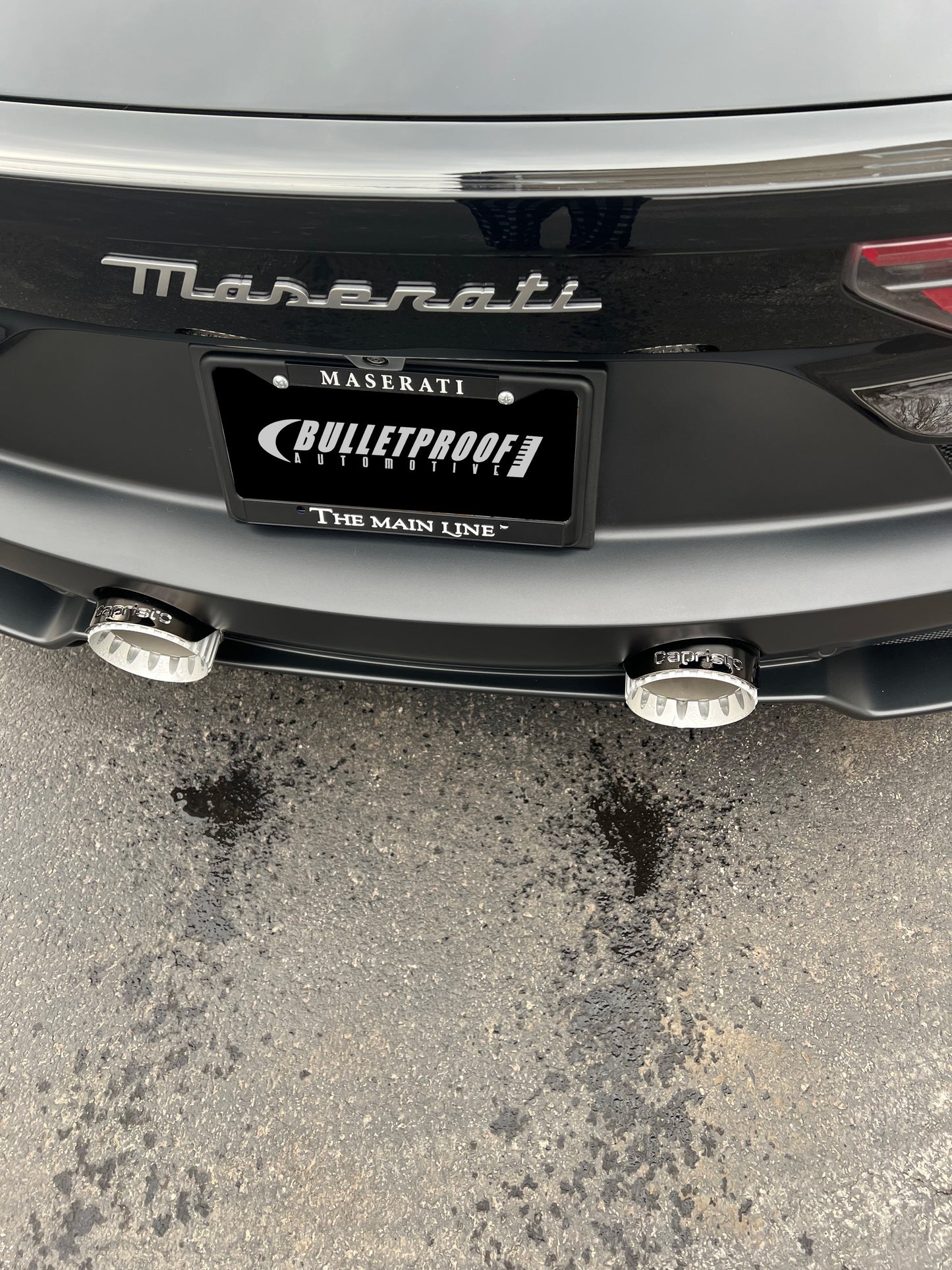 Maserati MC20 - Exhaust System w Wicrom Black Chrome End Pipes