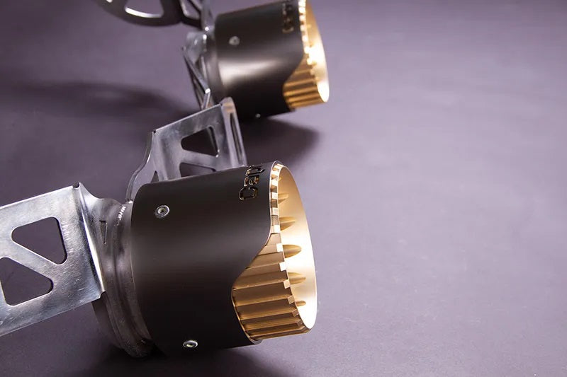 Maserati MC20 - Exhaust System w Wicrom Black Chrome End Pipes
