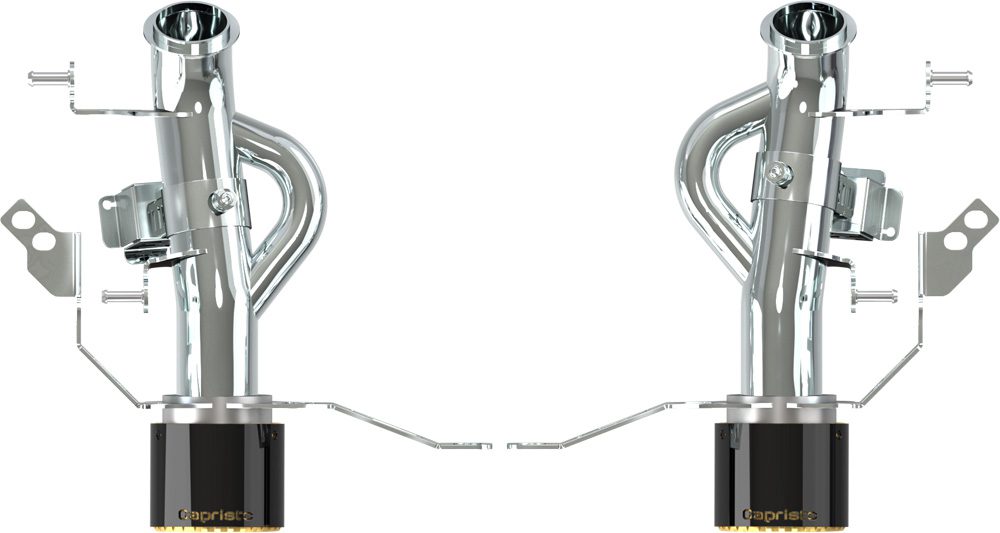 Maserati MC20 - Exhaust System w Wicrom Black Chrome End Pipes
